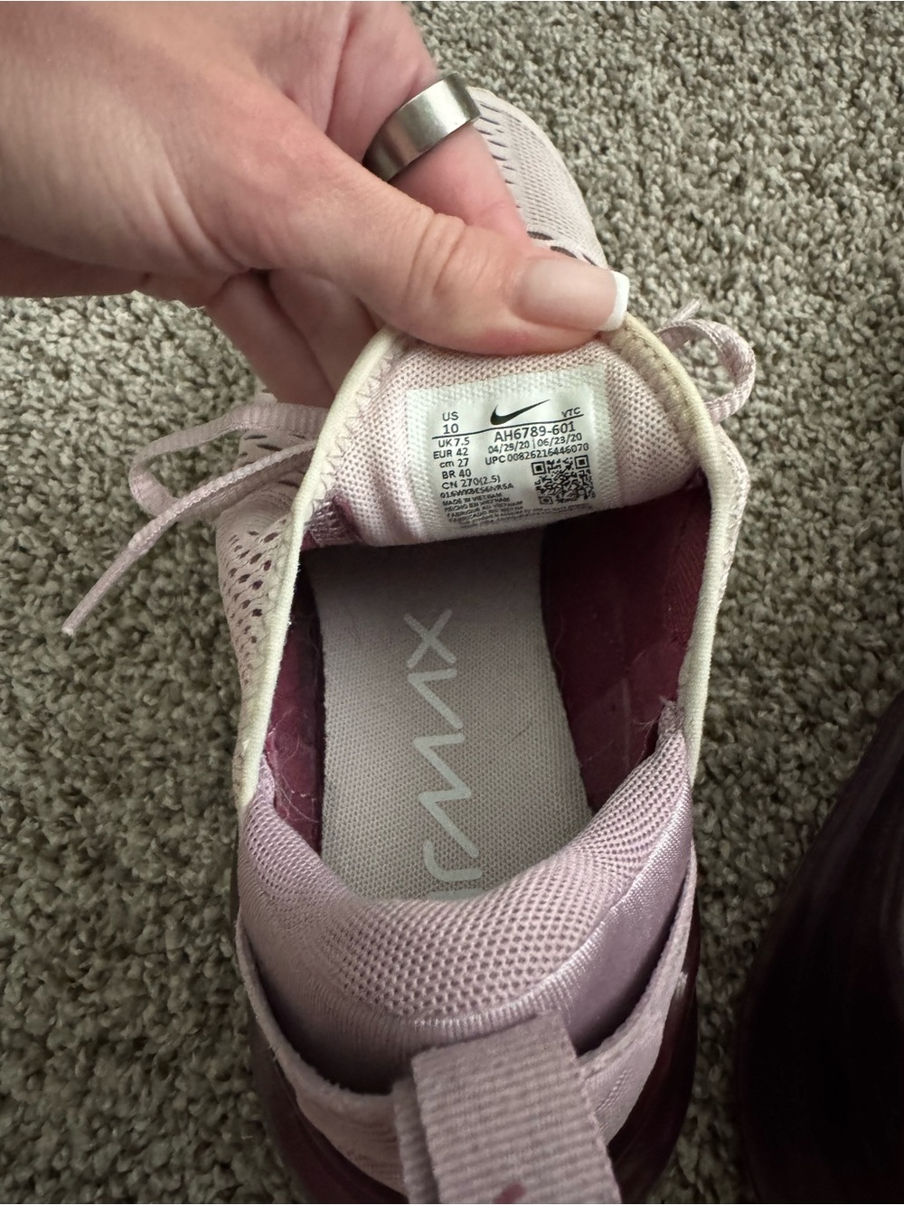 Nike Air Max 270 Athletic Sneakers - Picture 6 of 7